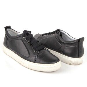 Lanvin Shoes Black Leather Sneakers 39 / 9